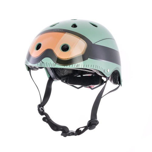 Hornit Cycle Helmet with LED light - Military
